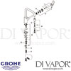 Grohe Eurodisc Cosmopolitan Single-Lever Sink Mixer Spares